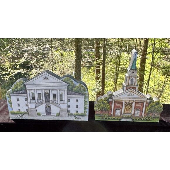 2 Vintage BRANDYWINE Woodcrafts Shelf Sitters Kingstree South Carolina SC -A50 - Picture 8 of 9